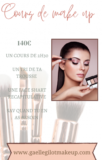 White Elegant Makeup Class Online Instagram Story
